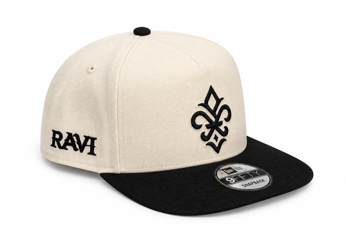 New Era 9Fifty A-Frame crème et noir