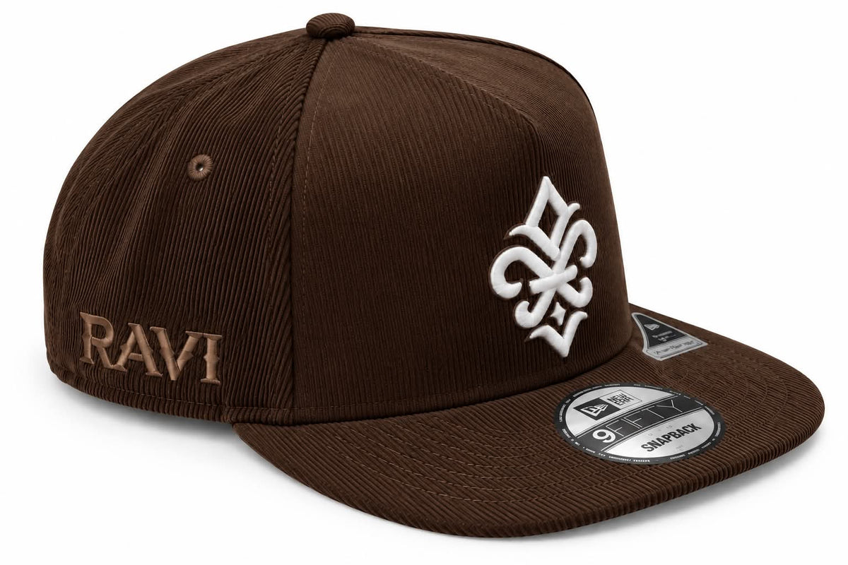 New Era 9fifty A-FRAME brown corduroy
