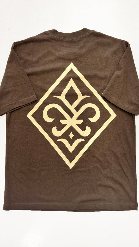 Brown and creme